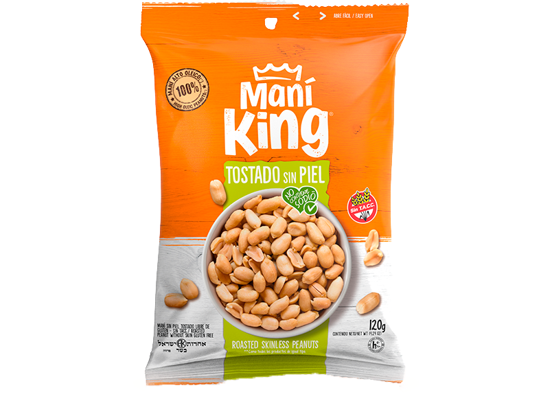 MANI KING TOSTADO SIN PIEL SIN TACC X120G (Copia)