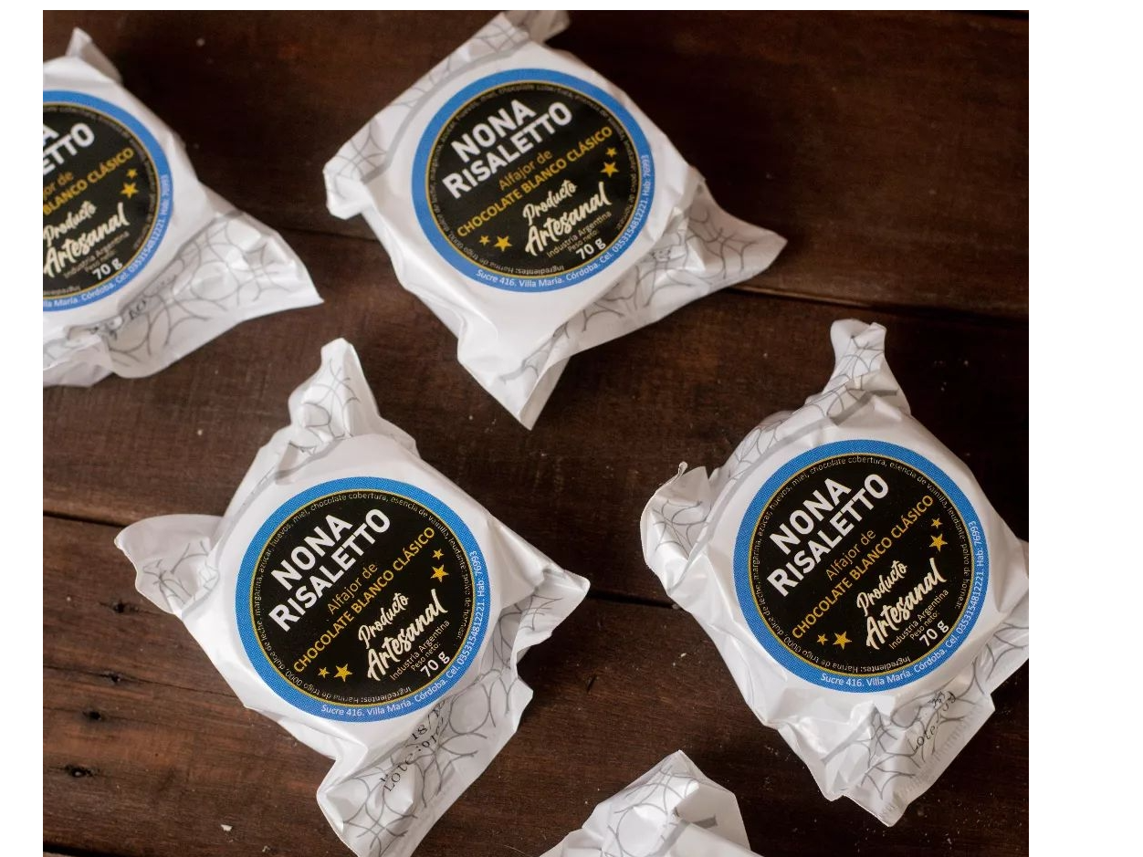 ALFAJOR ARTESANAL NONA RISALETTO X1