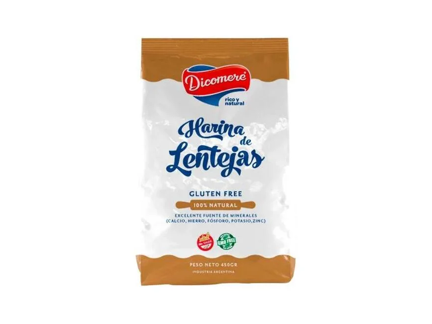HARINA DE LENTEJAS DICOMERE SIN TACC X450g (Copia)