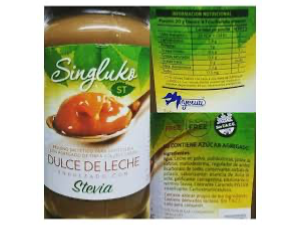DULCE DE LECHE SINGLUKO CON STEVIA X400g (Copia)