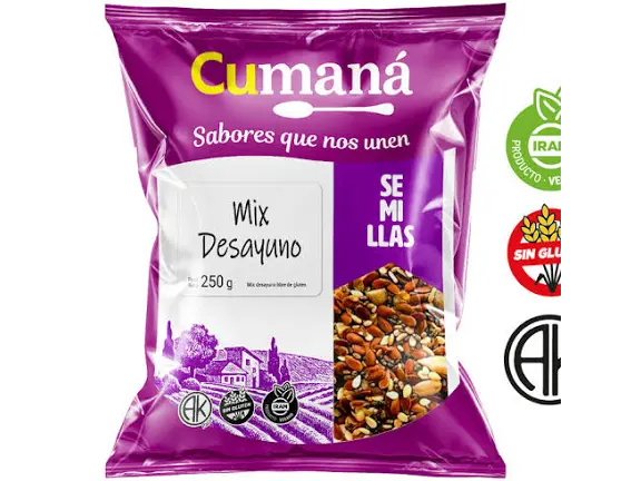 MIX DE SEMILLAS CUMANA SIN TACC X250 grs (Copia)