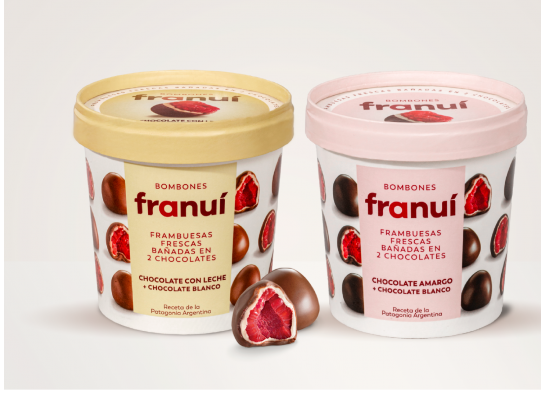 FRANUI FRAMBUESAS BAÑADAS SIN TACC x150g (Copia)