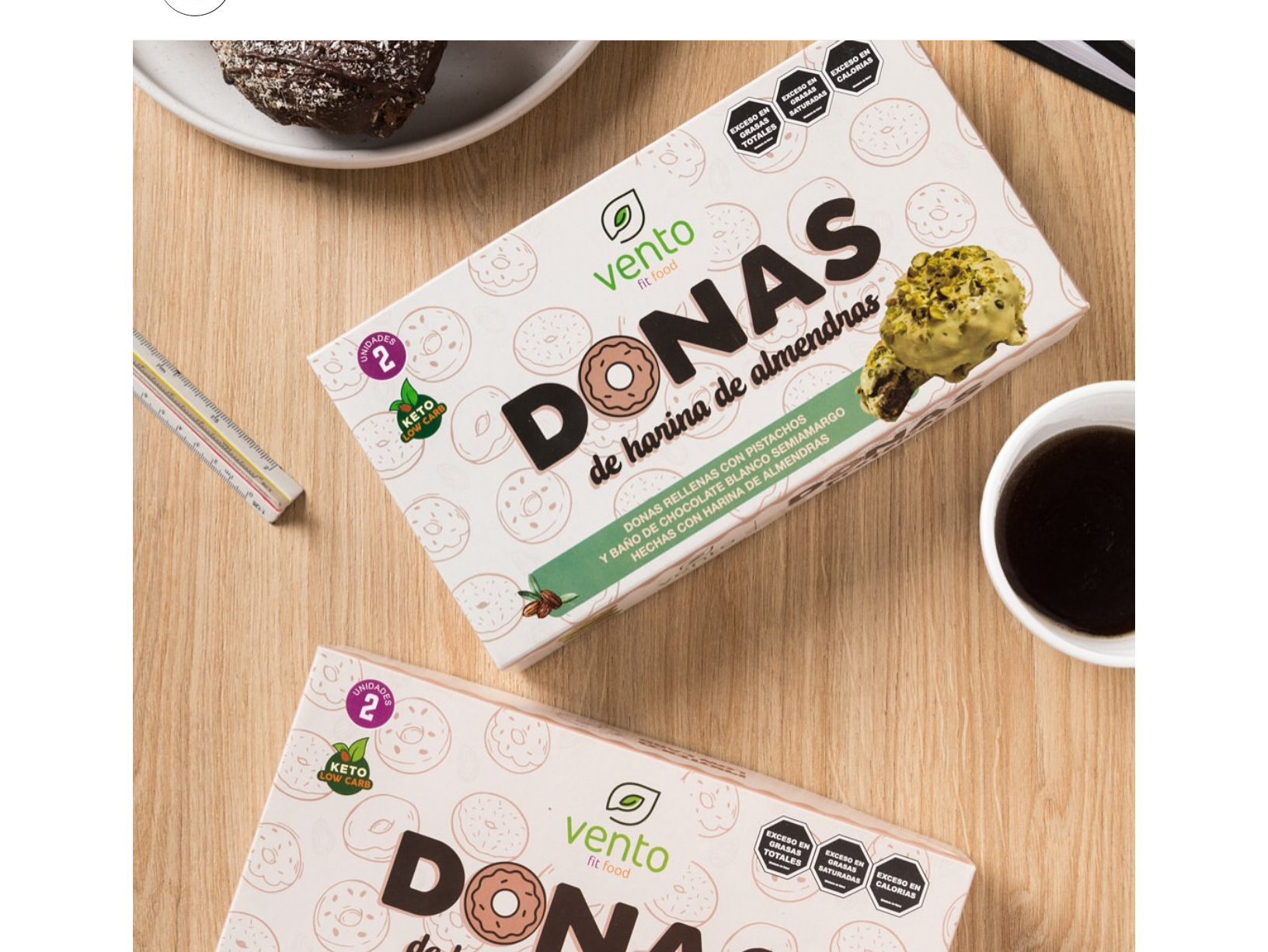 DONAS VENTO KETO DE ALMENDRAS x2 unds (Copia)