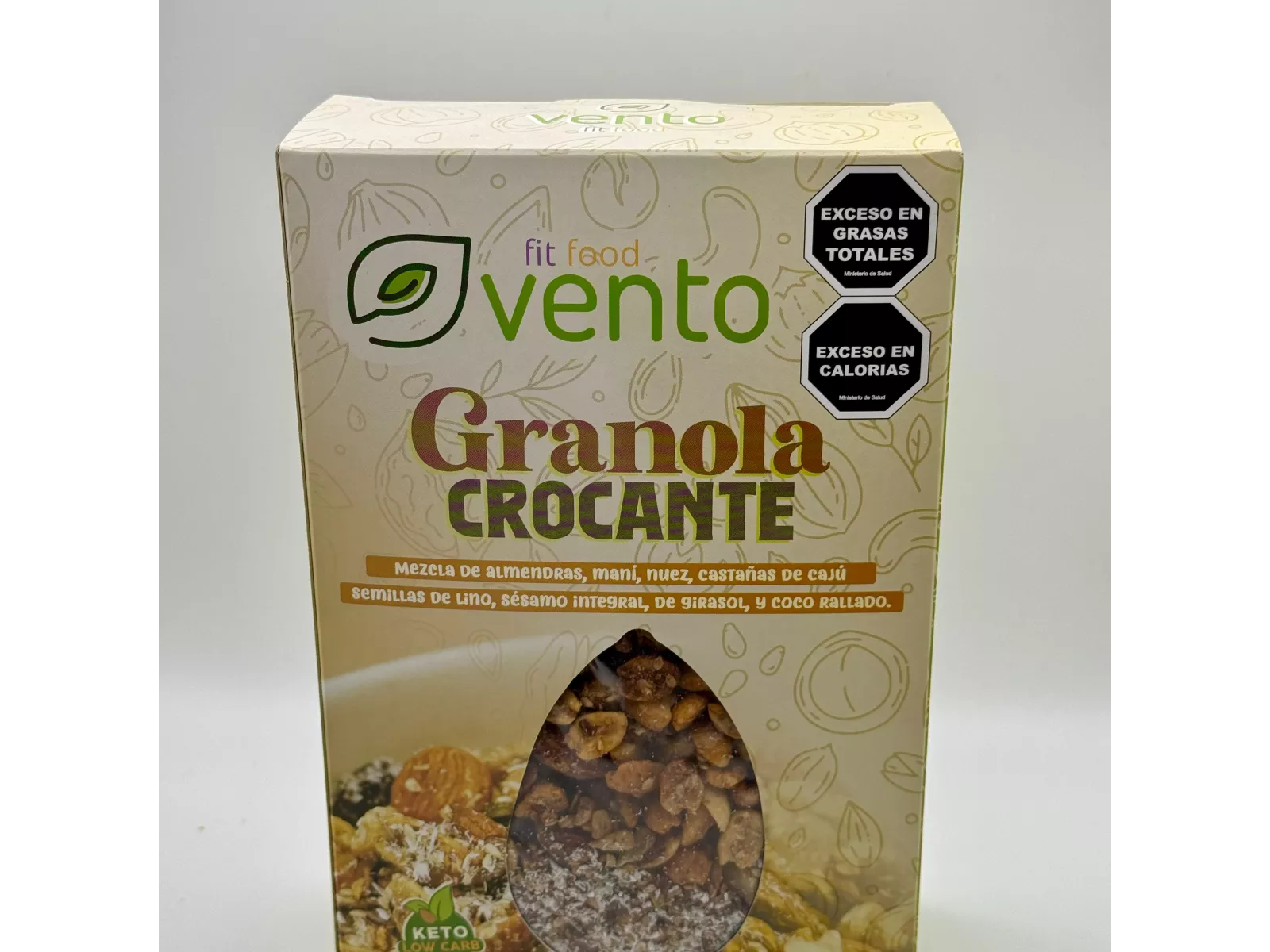 GRANOLA KETO VENTO X320g (Copia)