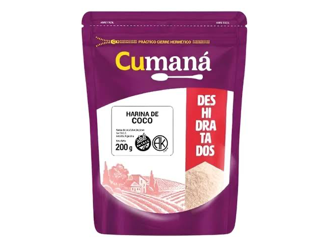 HARINA DE COCO CUMANA SIN TACC X200G (Copia)