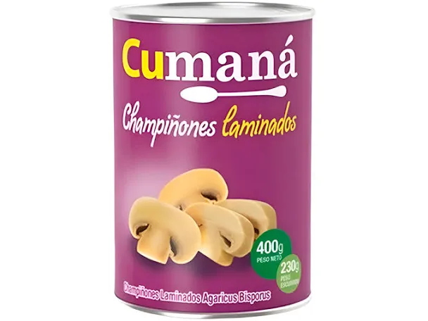 CHAMPIÑONES LAMINADOS CUMANA X400G (Copia)
