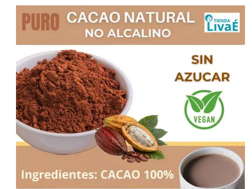 CACAO NATURAL NO ALCALINO X100G (Copia)