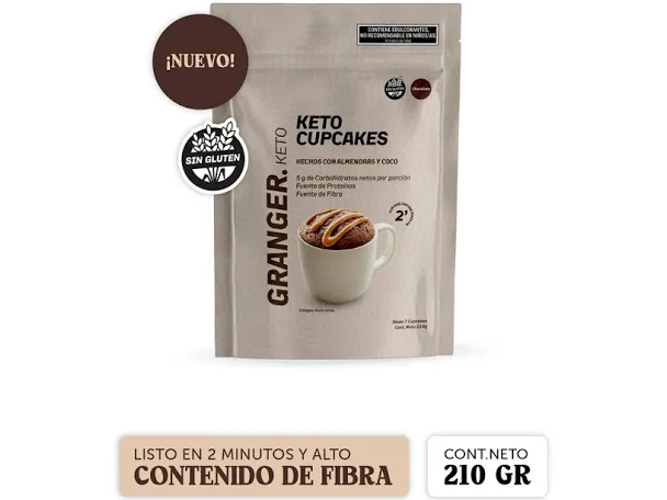 CUPCAKES KETO GRANGER X200G (Copia)