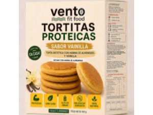 TORTITAS VENTO PROTEICAS HARINA ALMENDRAS SIN AZUCAR X3 Unds (Copia)