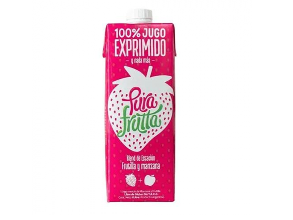 JUGO PURAFRUTTA MANZANA-FRUTILLA X1l