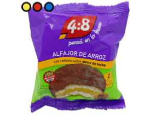 ALFAJOR DE ARROZ 4:8 X1 und