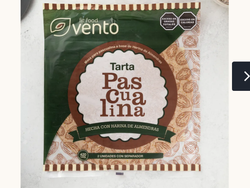 MASS PASCUALINA VENTO KETO DE ALMENDRAS X2 unds