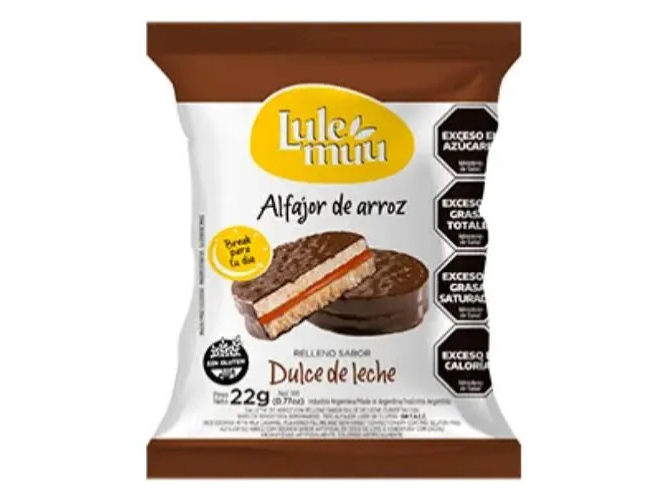 ALFAJOR LULEMU DEARROZ SIN TACC X1