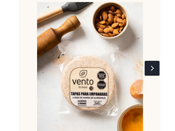 MASA PARA EMPANADAS VENTO KETO DE ALMENDRAS X12 Unds
