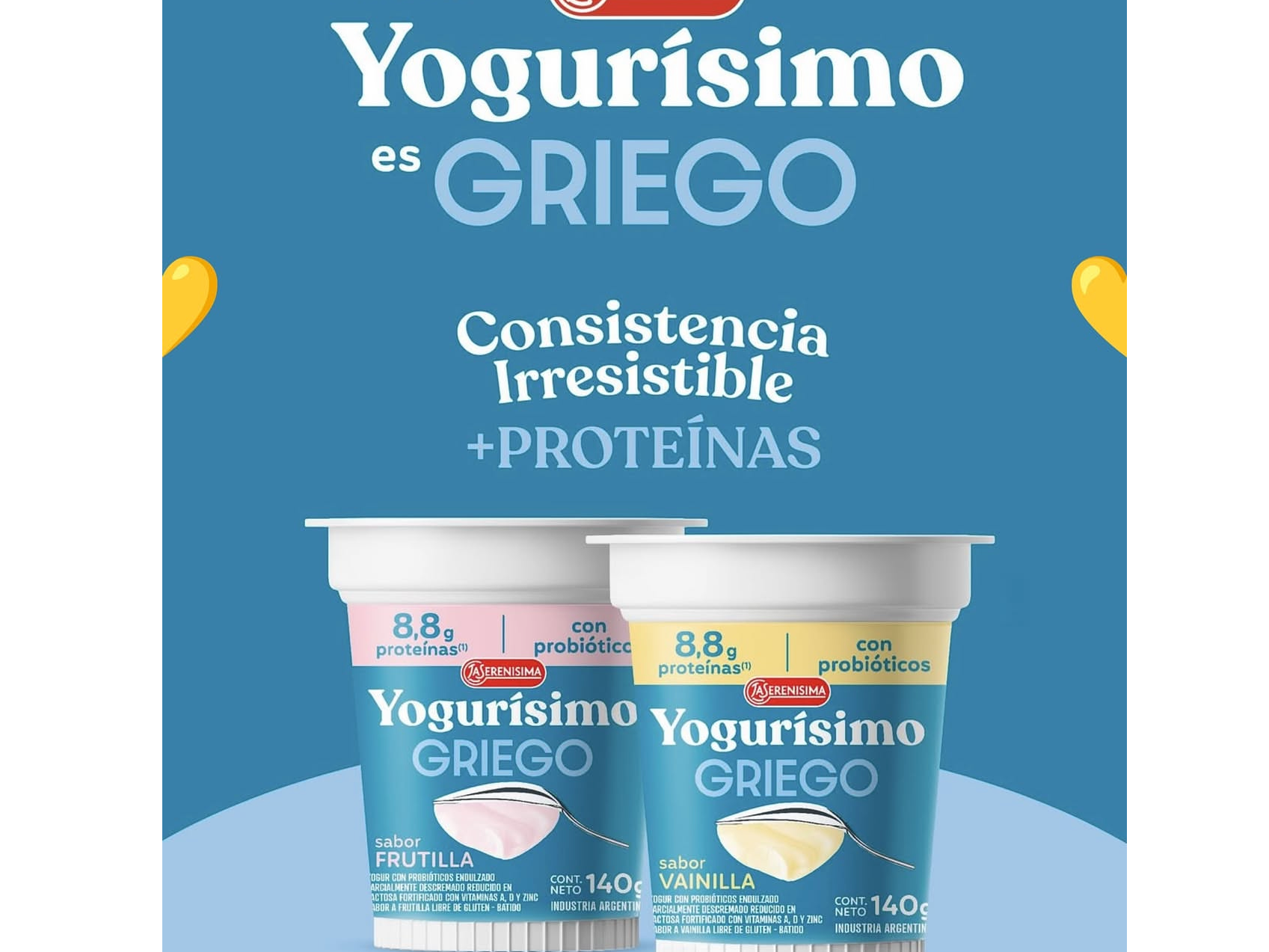 SERENISIMA YOGURISIMO GRIEGO X140g