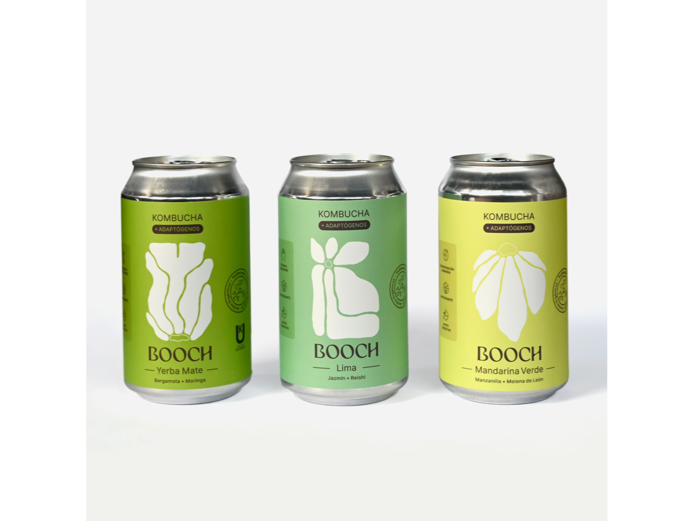 KOMBUCHA BOOCH CON ADAPTOGENOS LATA X354 ml