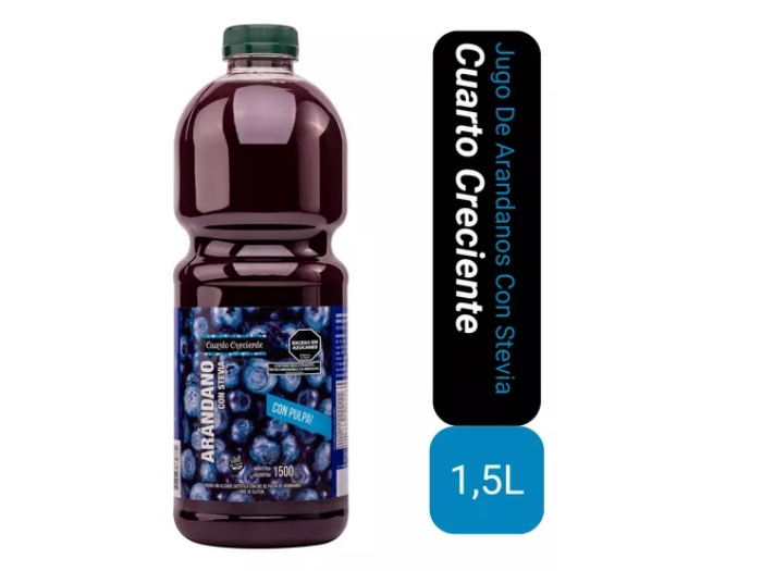 JUGO DE ARANDANO X 1,5LTS C/STEVIA