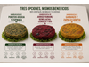 COMBO X6 MEDALLONES VEGANOS, 2 ESIPINACA, 2 ZAPALLO CABUTIA, 2 REMOLACHA