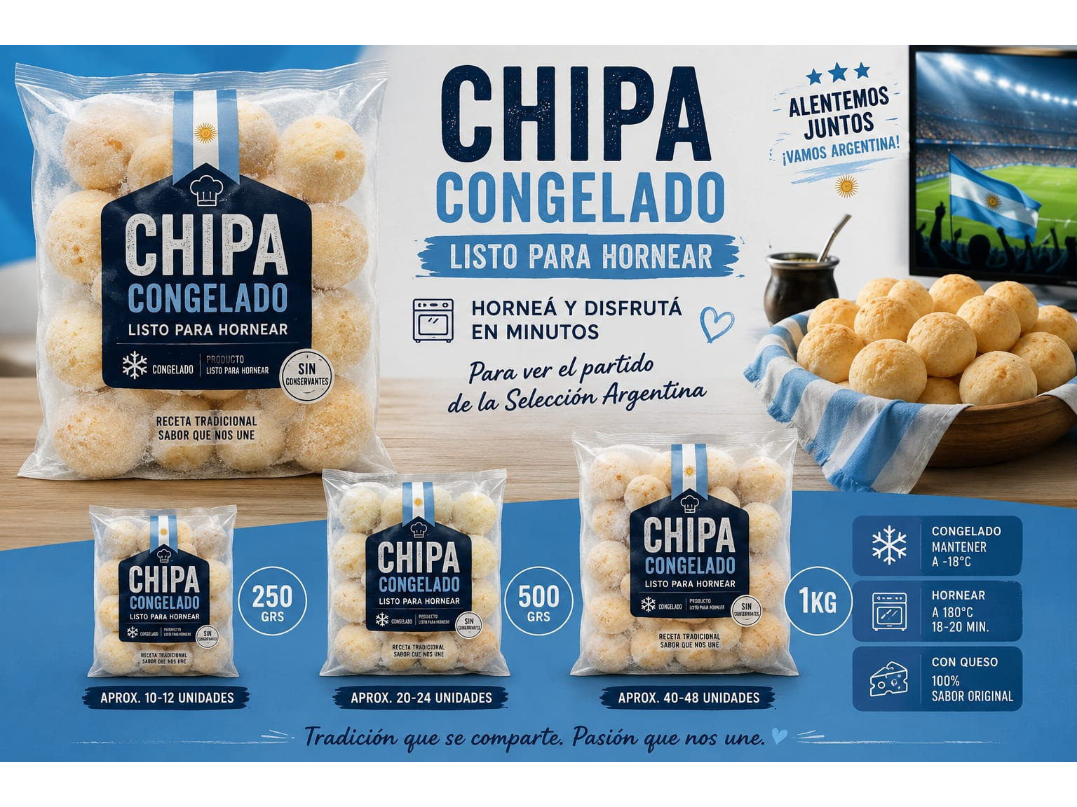 CHIPA CONGELADOS