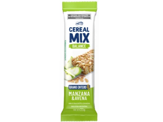 BARRITA CEREAL MIX MANZANA Y AVENA BALANCE