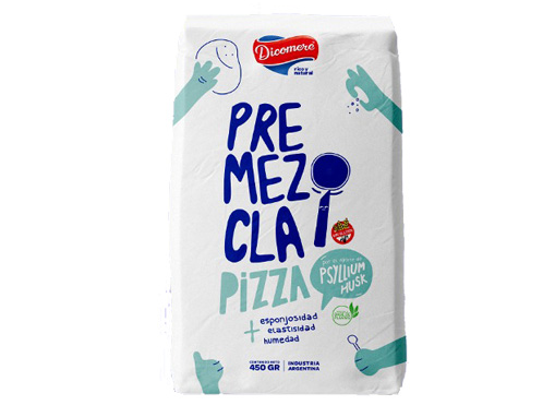 PREMEZCLA PIZZA (SIN TACC) C/ PSYILLUM HUSK DICOMERE 450GRS