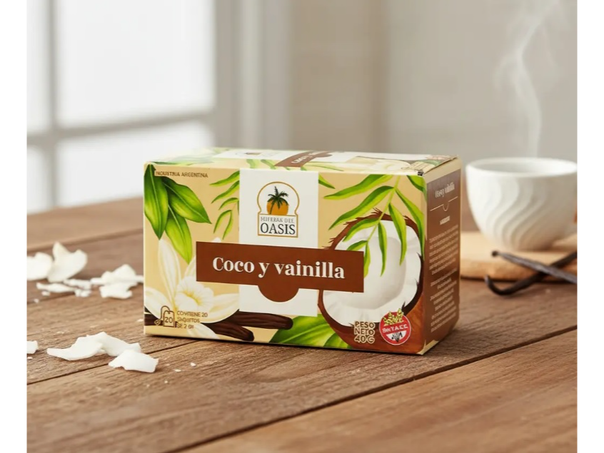 TE COCO Y VAINILLA X 20 SAQUITOS