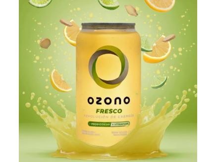 OZONO FRESCO LATA X354 ML - BEBIDA FERMENTADA A BASE DE TÉ CON FRUTAS + PROBIÓTICOS  Y VITAMINAS