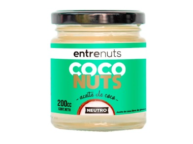 ACEITE DE COCO NEUTRO ENTRE NUTS x 200CC