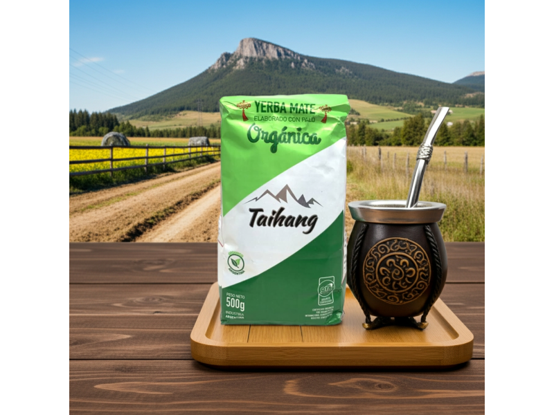 YERBA ORGÁNICA CERTIFICADA TAIHANG X500GRS