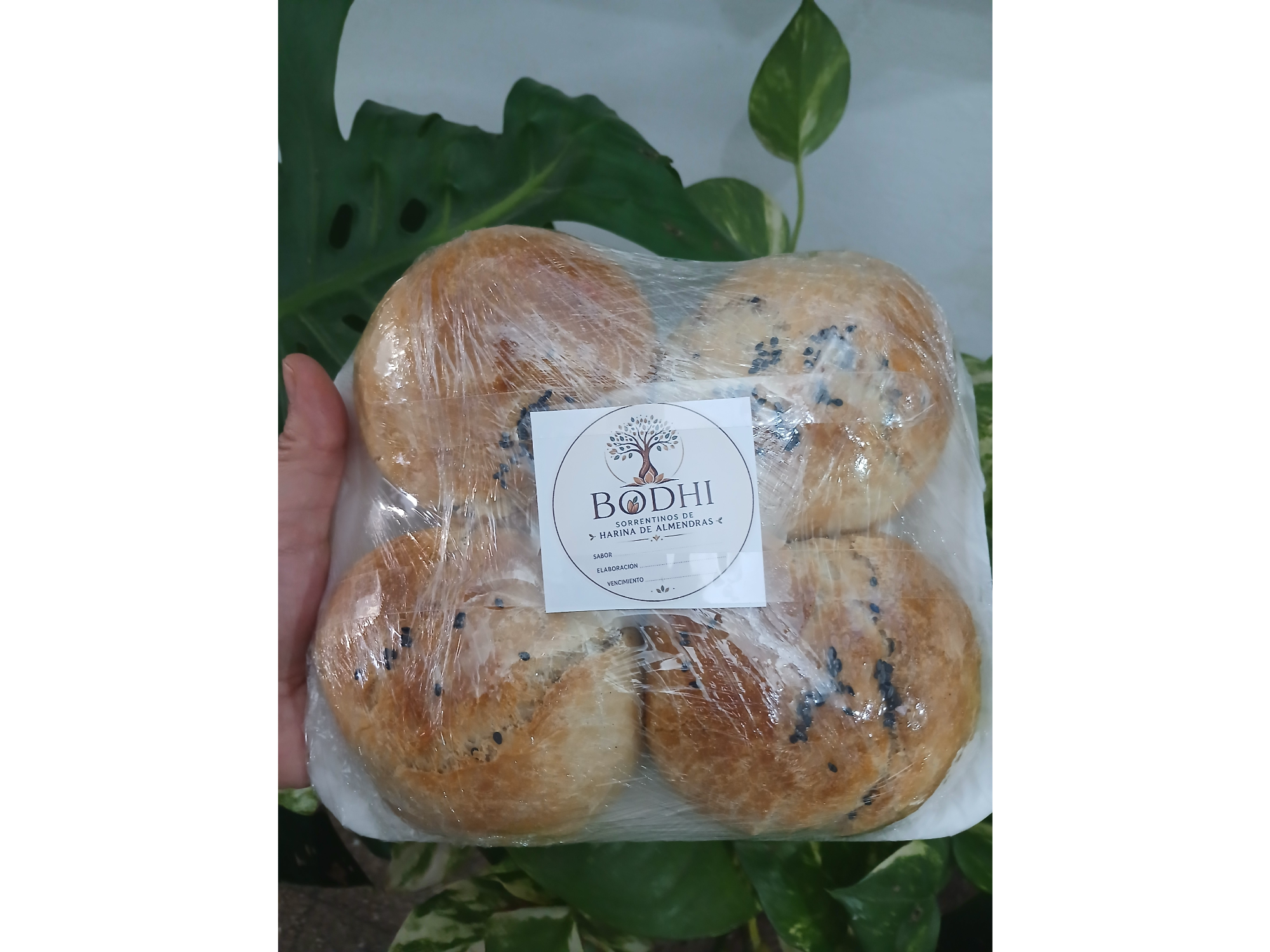 Pan de hamburguesas gluten free x 4