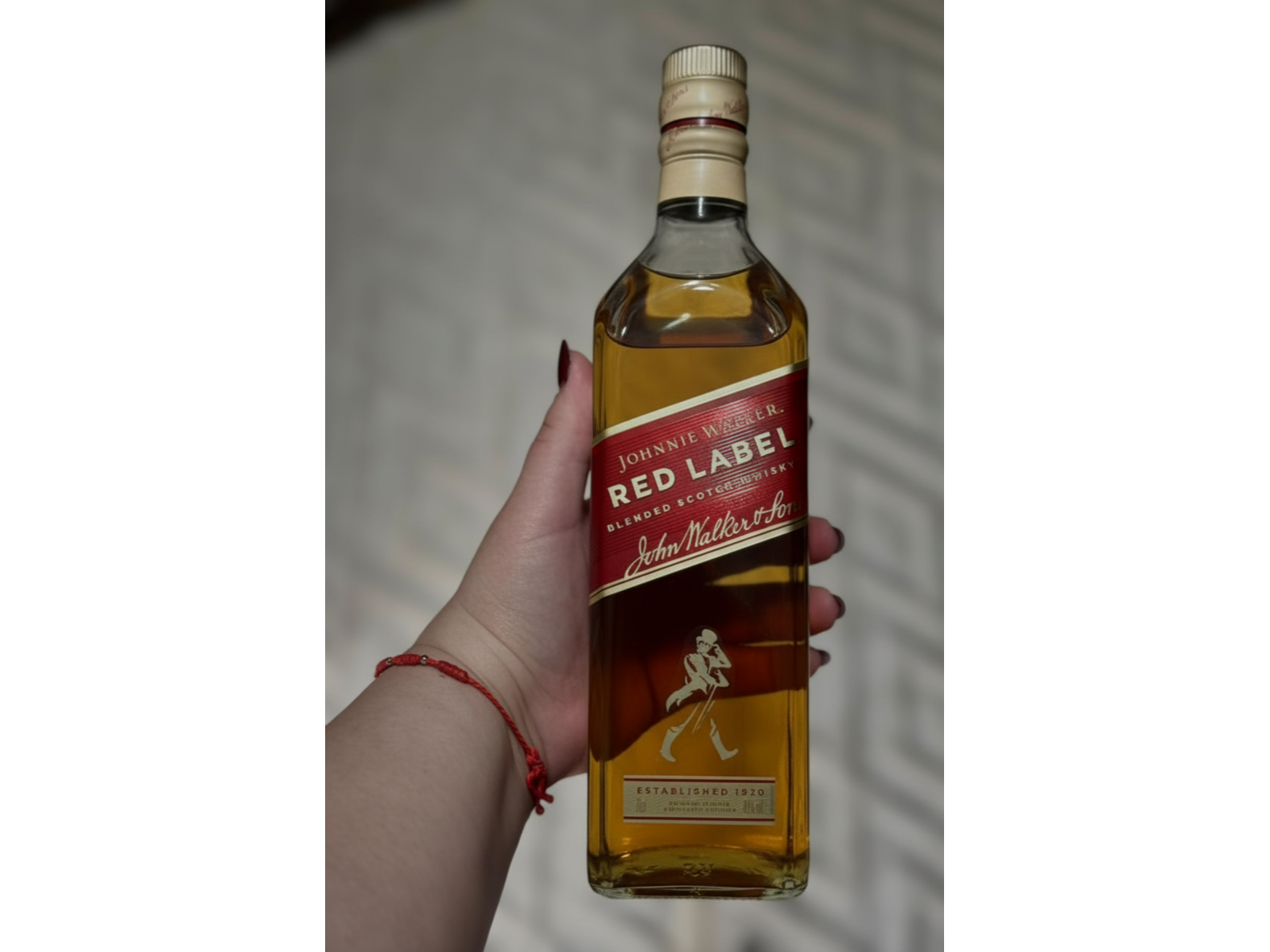 Whisky JOHNNIE WALKER RED LABER 750ml