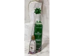 GEL ALCANFORADO CON EUCALIPTO Y MENTOL, CALMANTE MUSCULAR 250 ML.+NATURAL, ACEITE CORPORTAL DE COCO 30 ML.