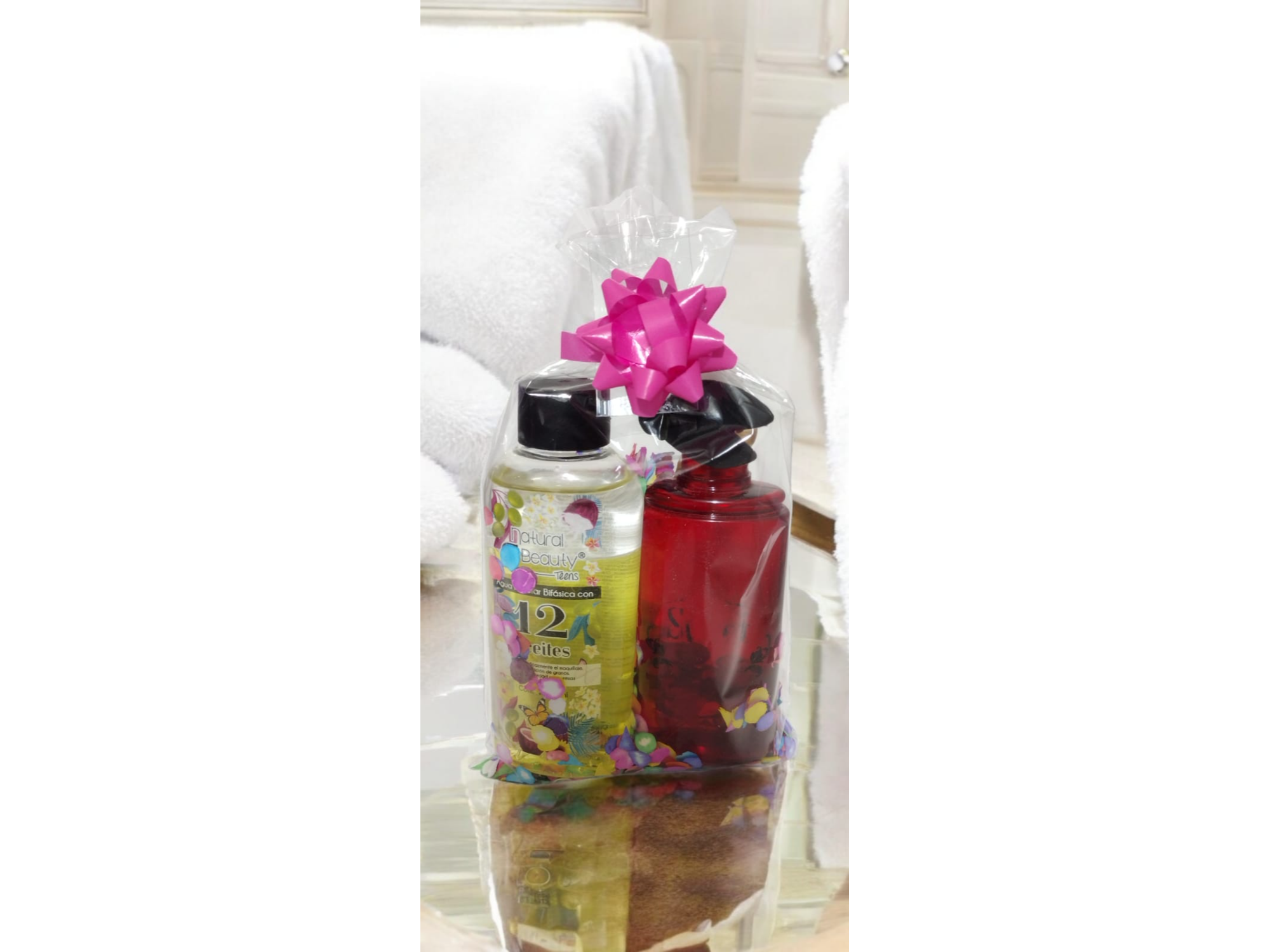 NATURAL PRO BEAUTY TEENS, AGUA MICELAR BIFÁSICA CON 12 ACEITES 60 ML.+NATURAL, ACEITE CORPORTAL DE COCO 30 ML.