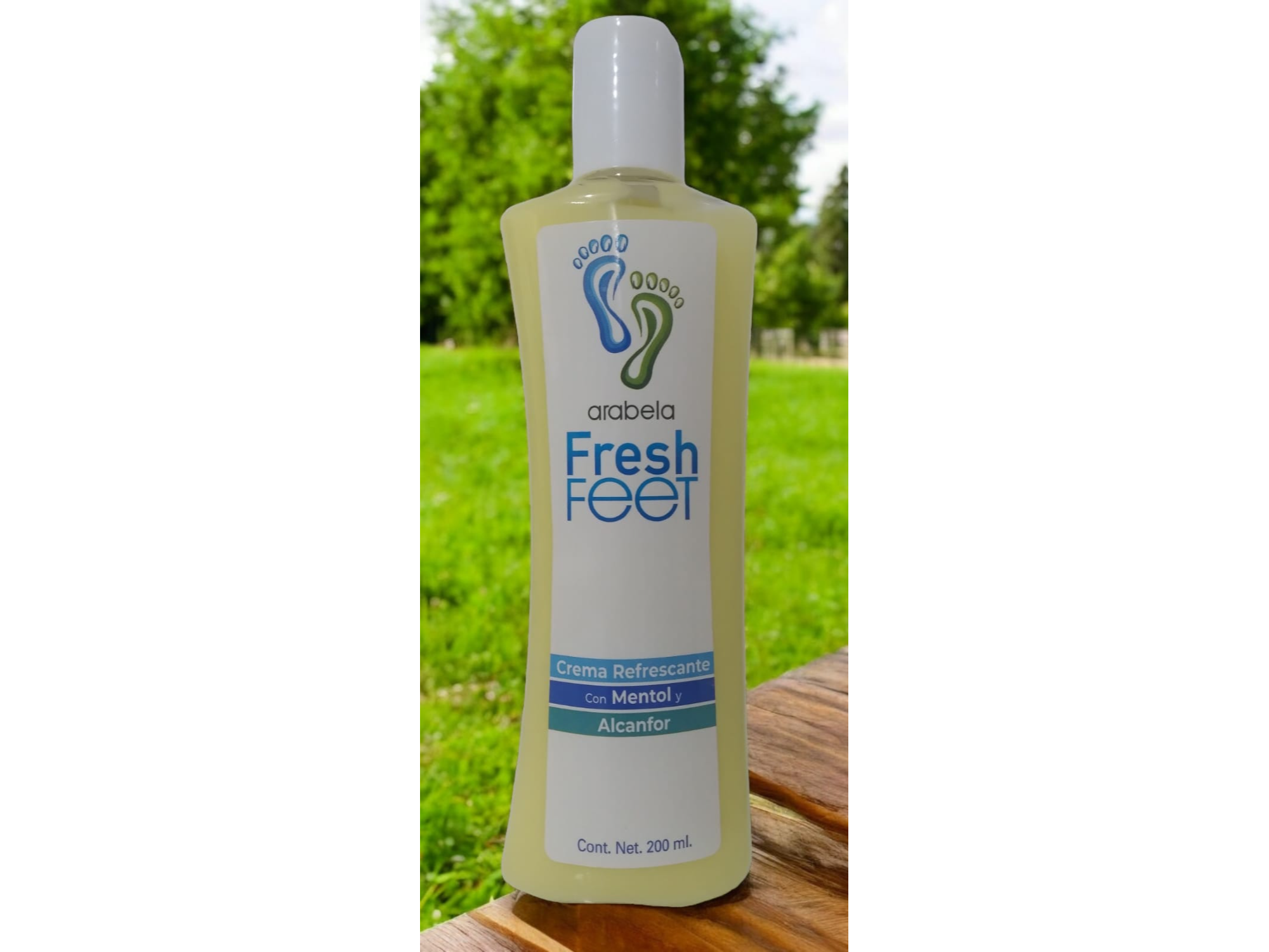 FRESH FEET, CREMA REFRESCANTE CON MENTOL Y ALCANFOR 200ML