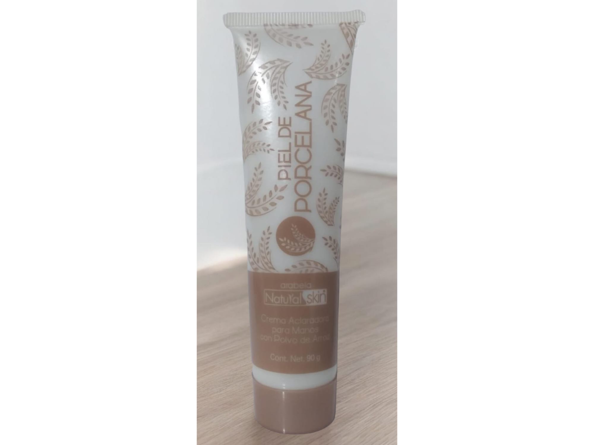 NATURAL SKIN, CREMA ACLARADORA PARA MANOS CON POLVO DE ARROZ 90 G.