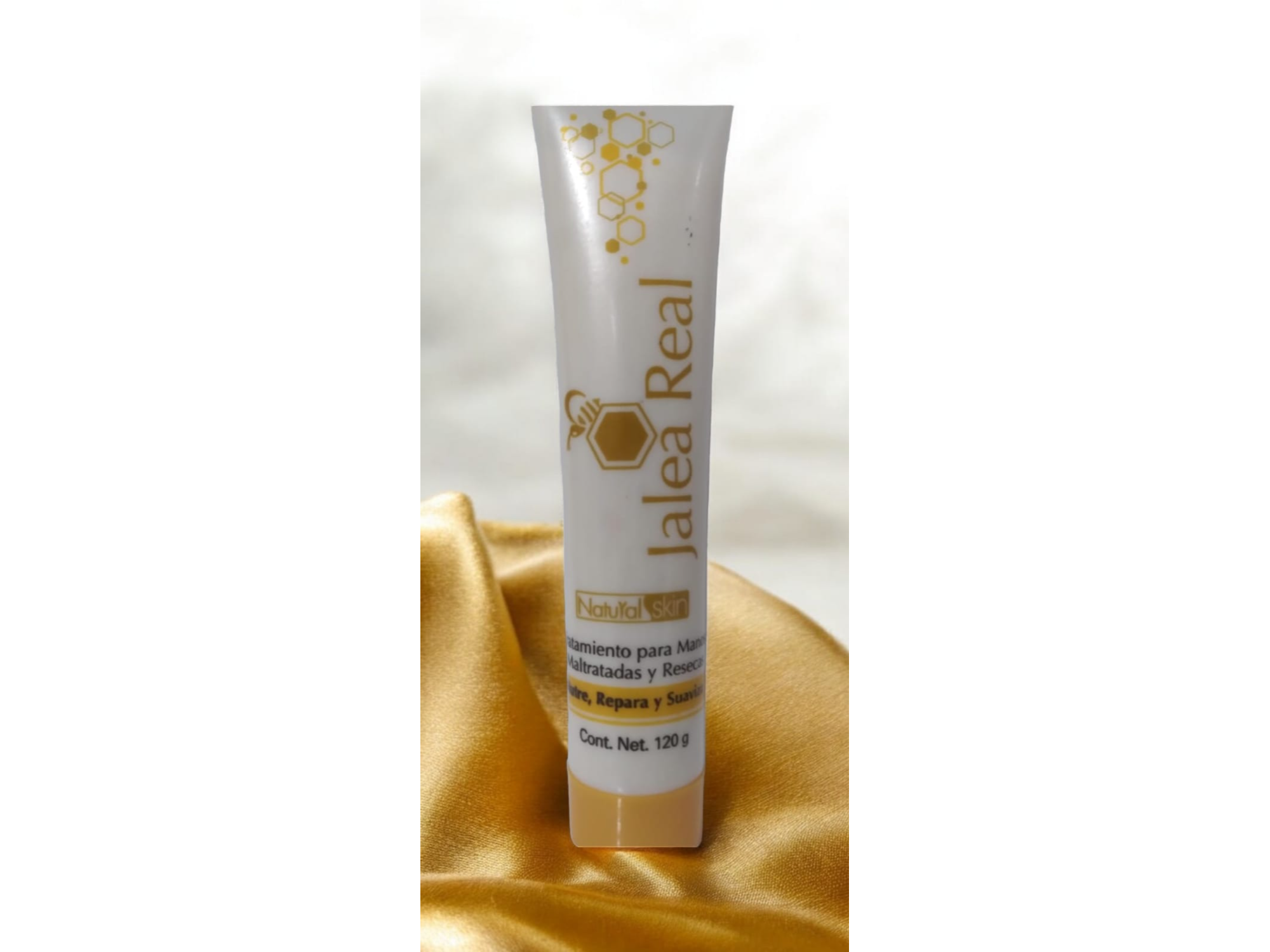 NATURAL SKIN, TRATAMIENTO PARA MANOS MALTRATADAS Y RESECAS C/ JALEA REAL 120 G.