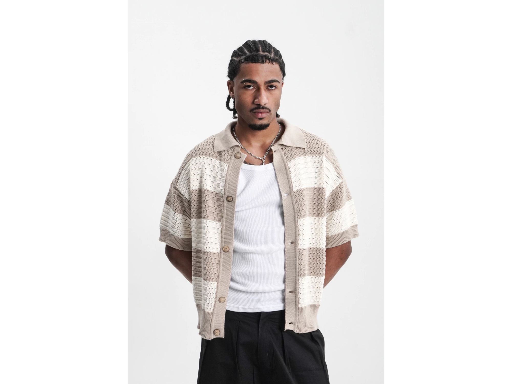 CAMISA JHONS BEIGE