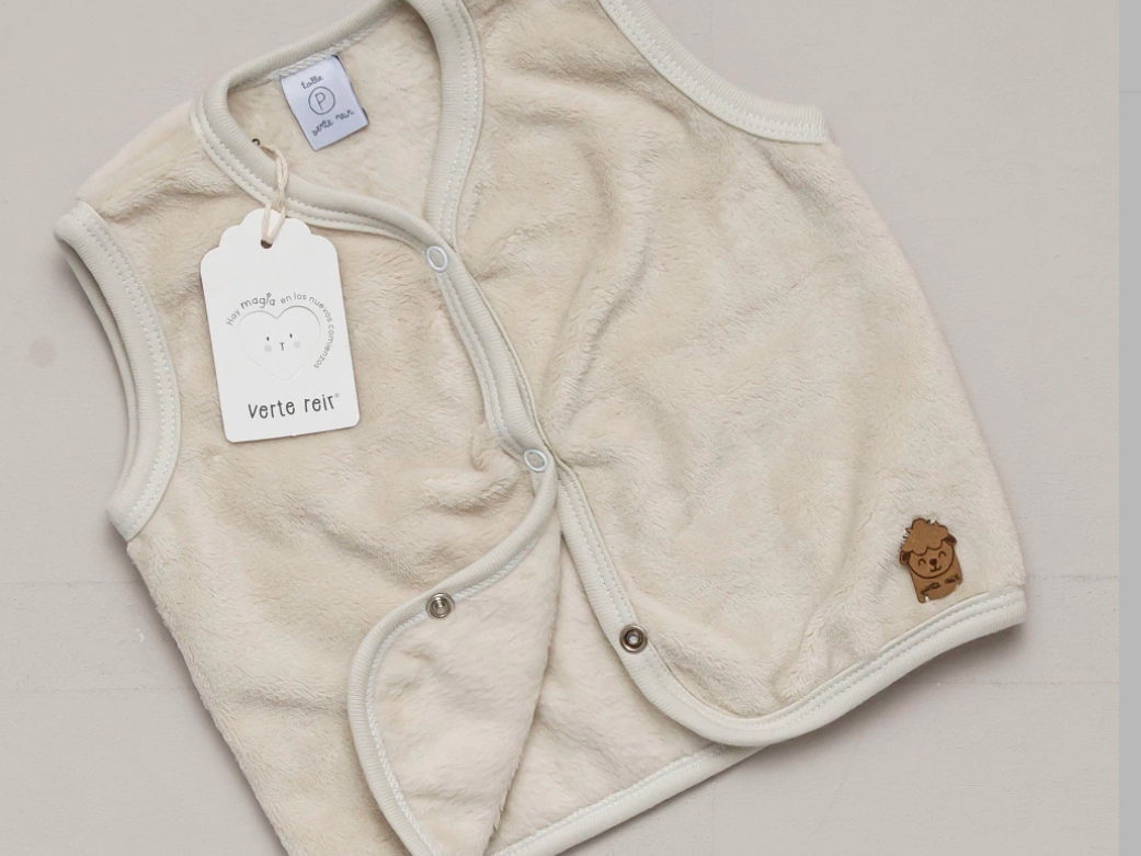 Chaleco Polar Crudo