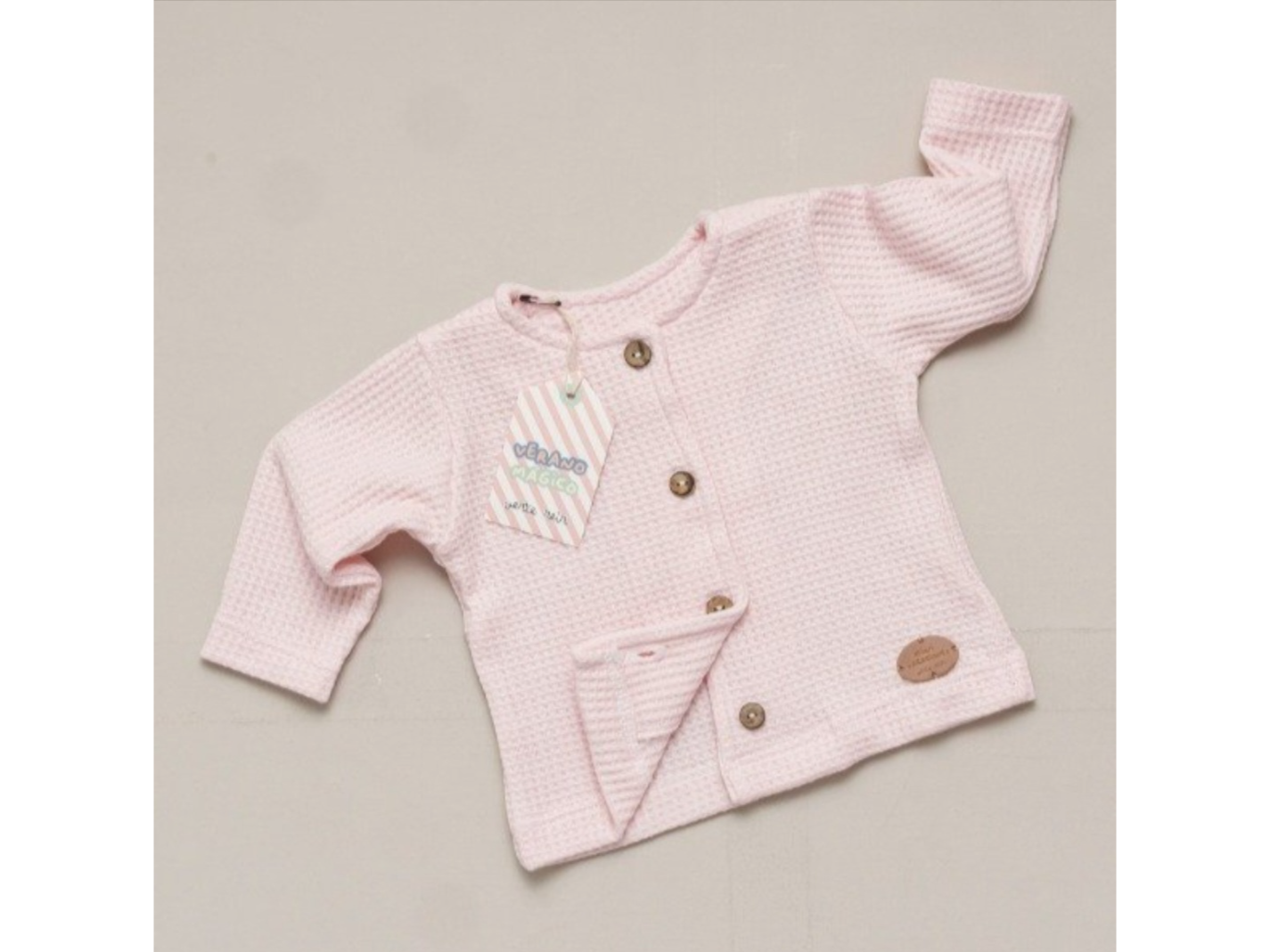 Camperita Waffle Rosa