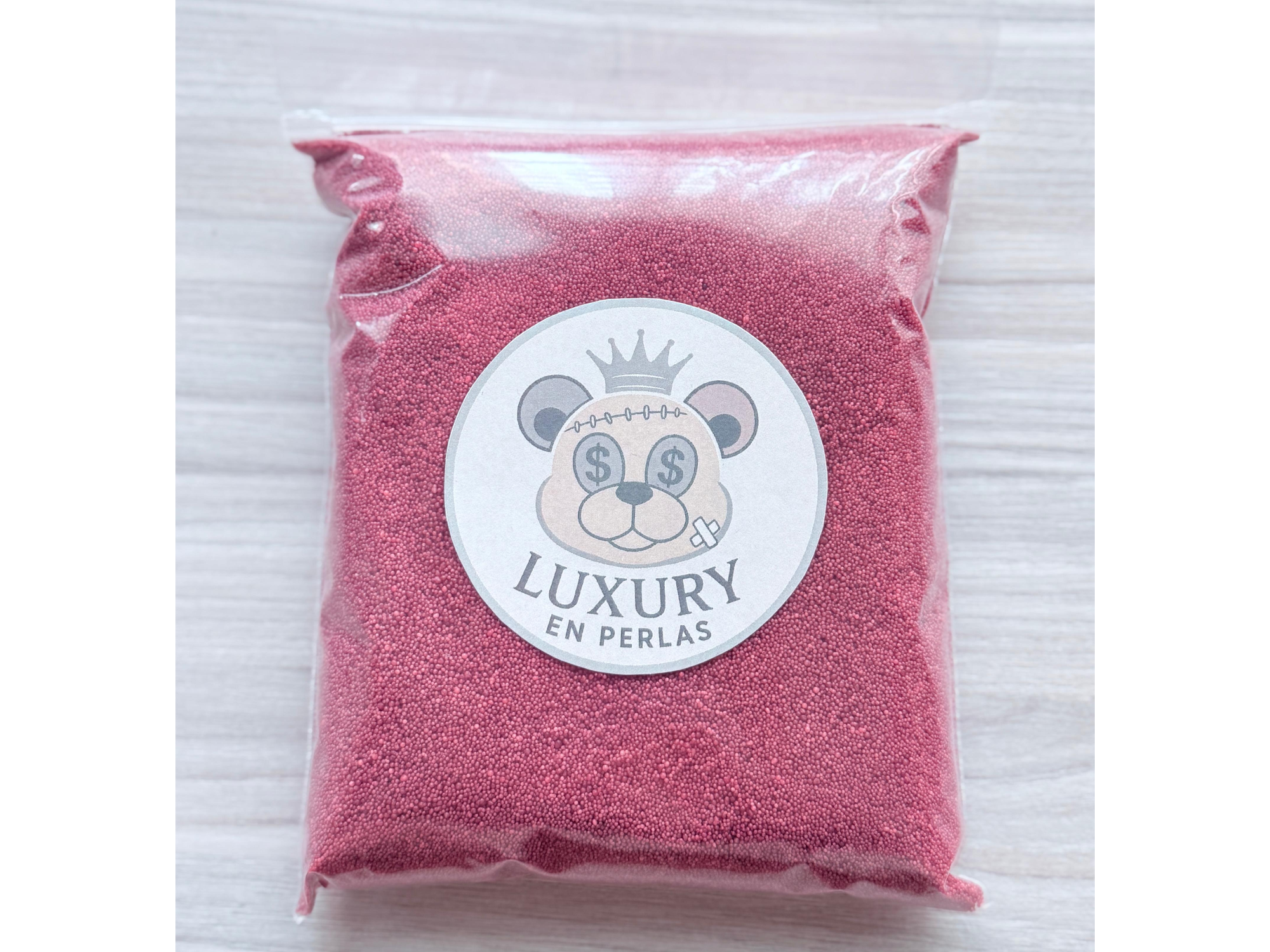 PAQUETE 1 KILO COLOR BORDO C/ AROMA