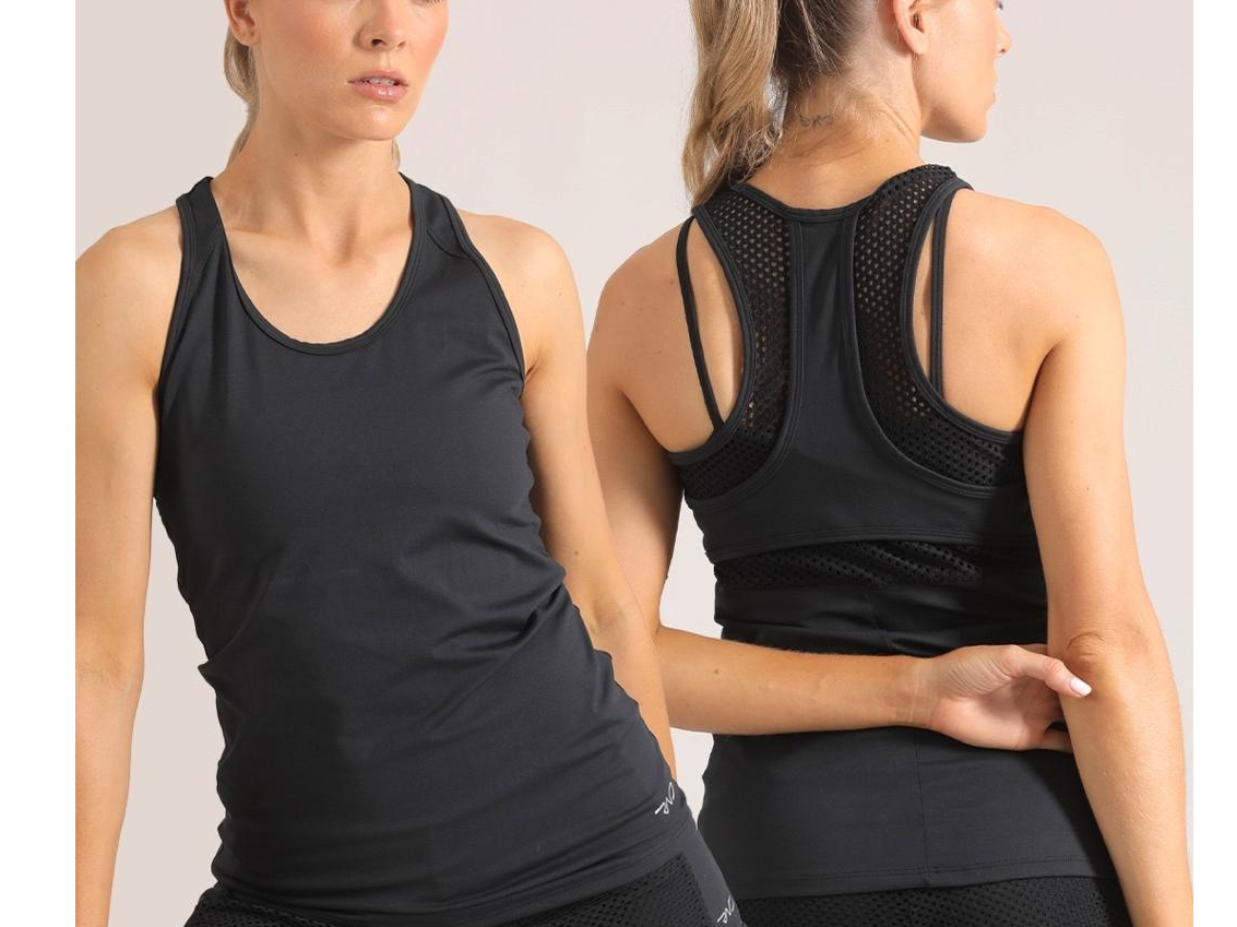 MUSCULOSA NEGRA RED