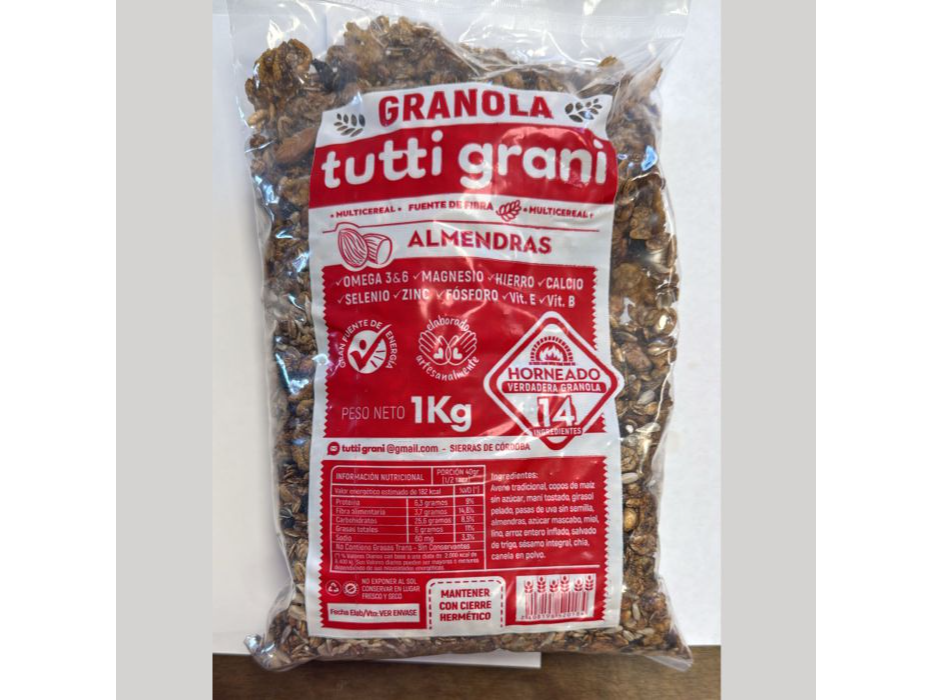 GRANOLA HORNEADA C/ALMENDRAS