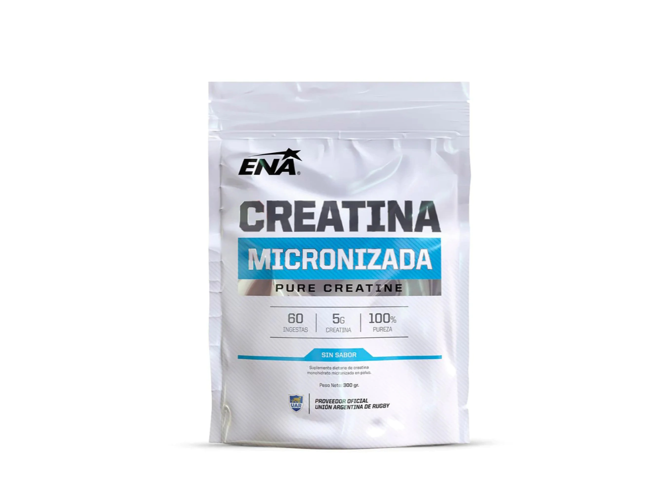 ENA CREATINA MONOHIDRATO MICRONIZADA NEUTRO x300 grs. (DOYPACK)