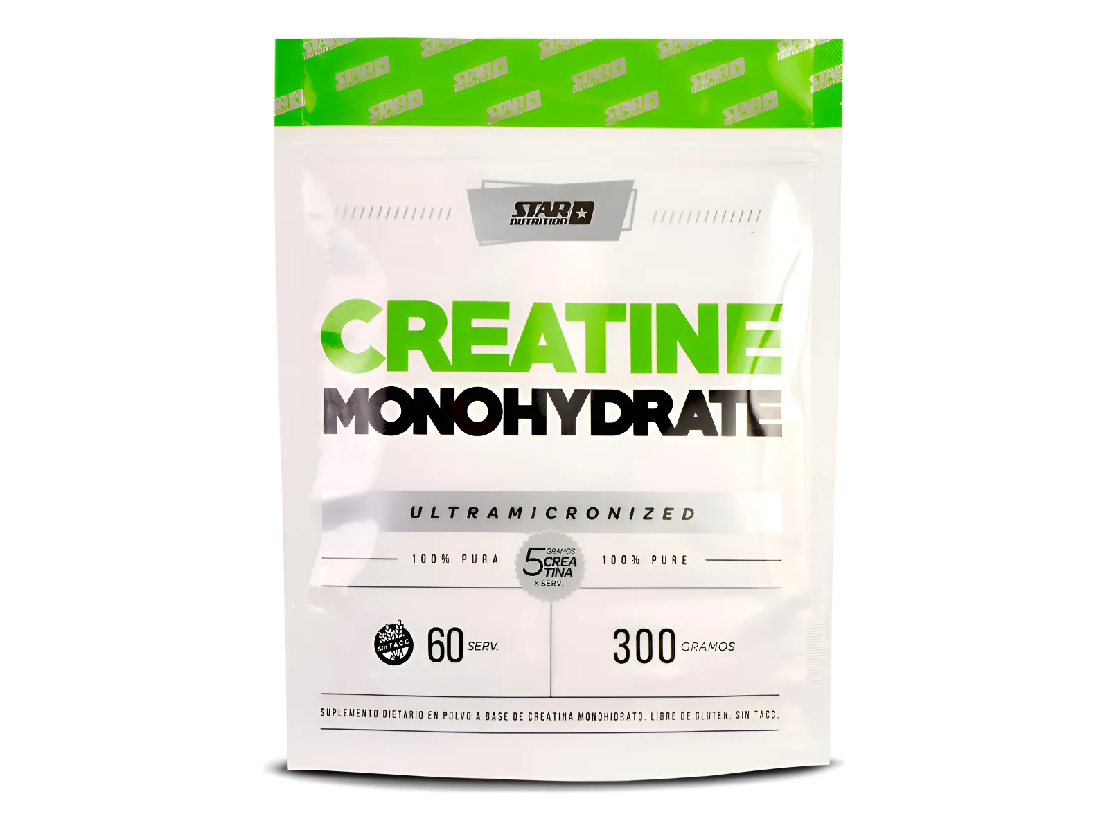 STAR CREATINE MONOHYDRATE ULTAMICRONIZADA x300 GRS.