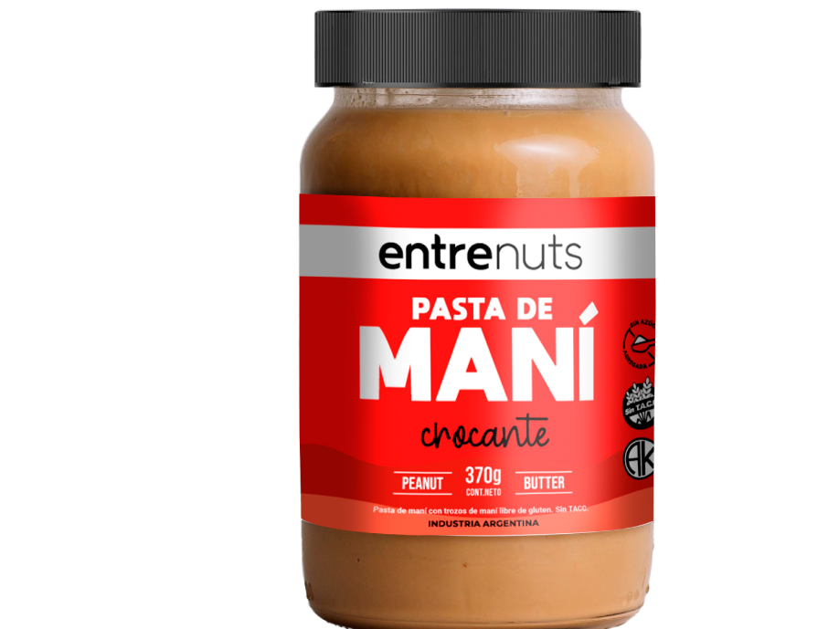 ENTRENUTS PASTA DE MANI CROCANTE x370 GRS.