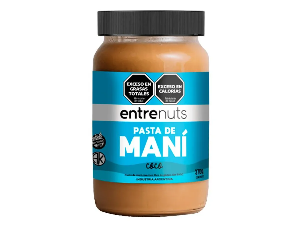 PASTA DE MANI COCO ENTRENUTS x370 GRS.