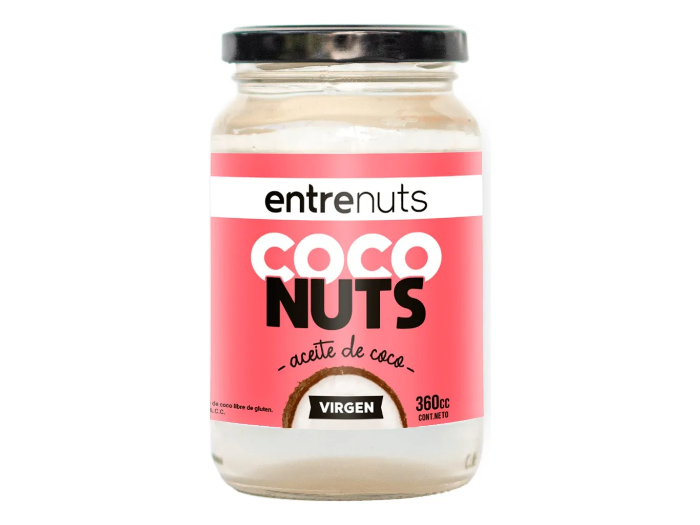 ACEITE DE COCO VIRGEN ENTRENUTS x360 CC.