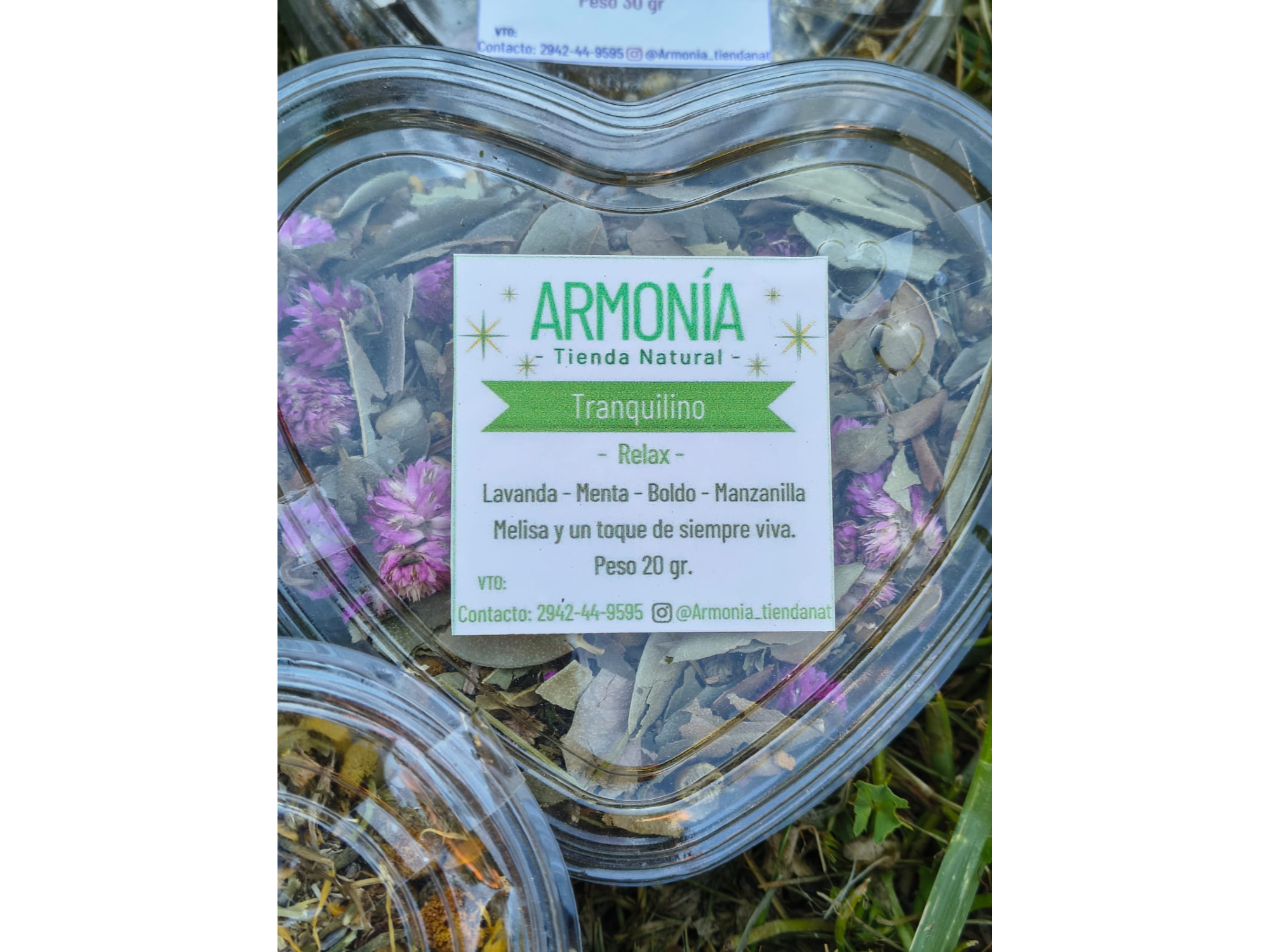 CORAZON "TRANQUILINO" x50 grs.