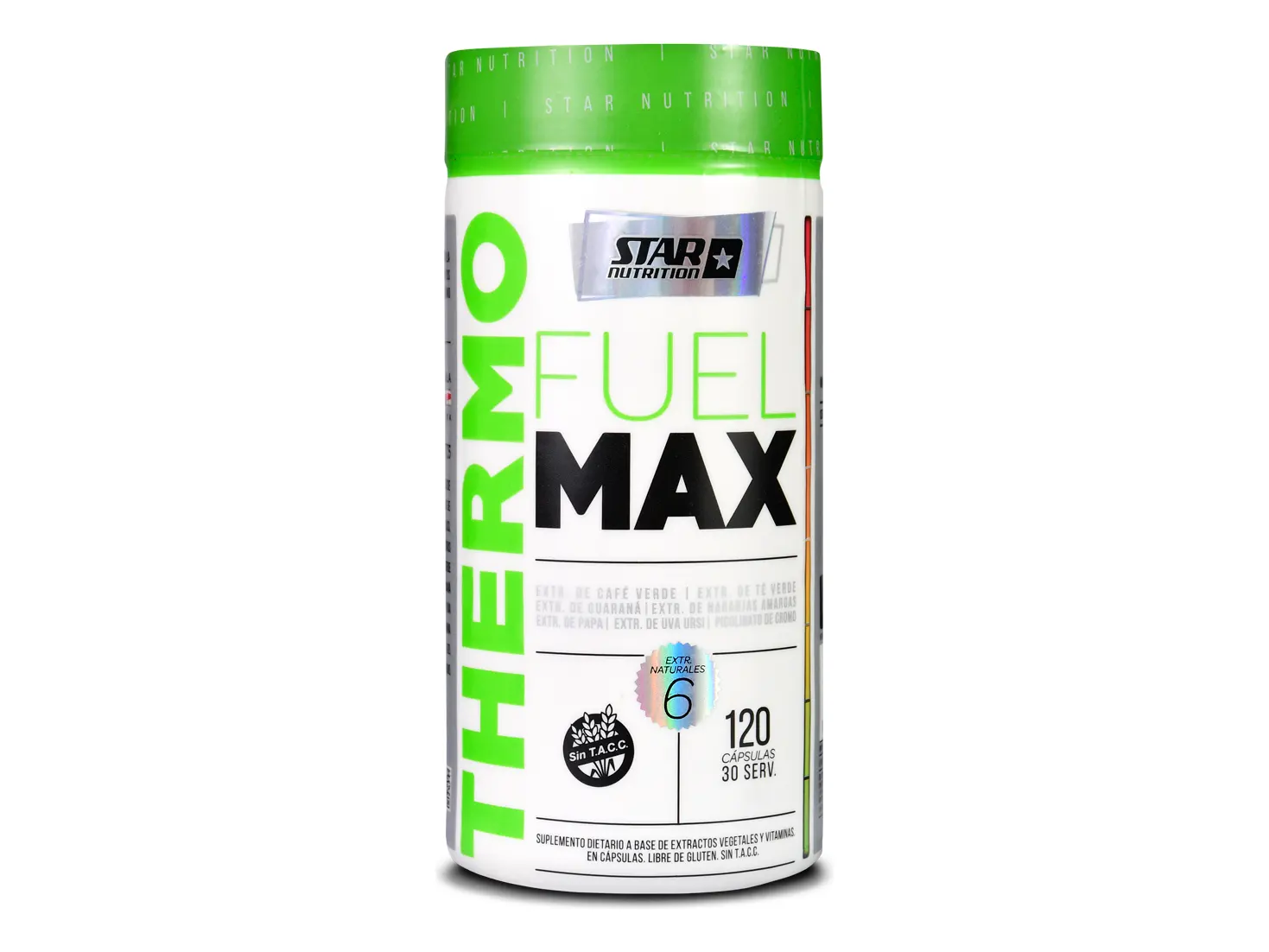 STAR QUEMADOR TERMOGENICO THERMO FUEL MAX x120 CAPS.