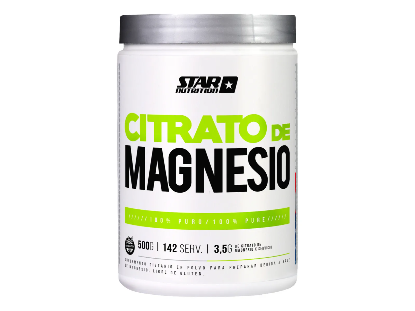 STAR CITRATO DE MAGNESIO NEUTRO x500 GRS.